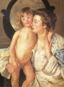 Mary Cassatt Mother and Son oil painting